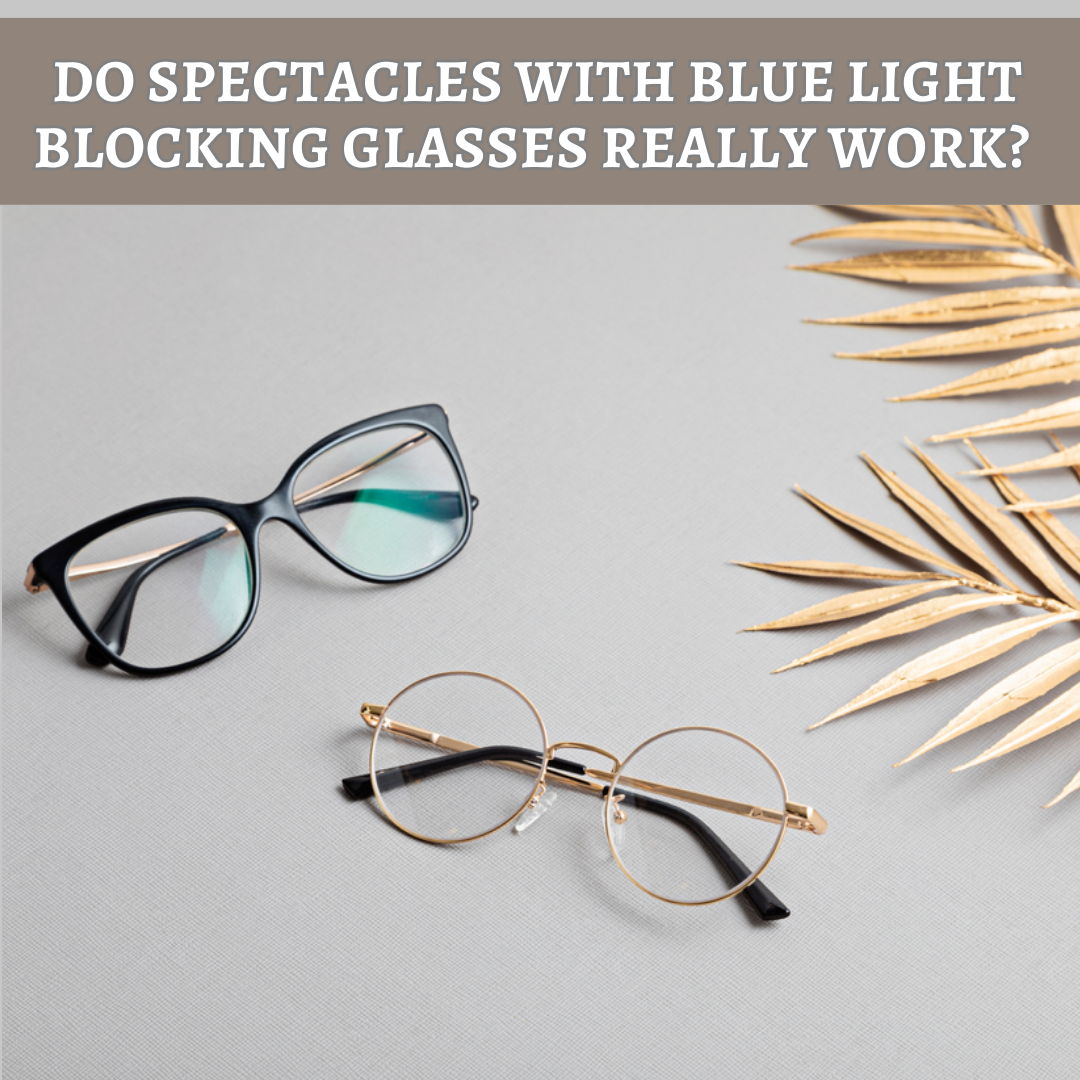 blue light-blocking spectacles