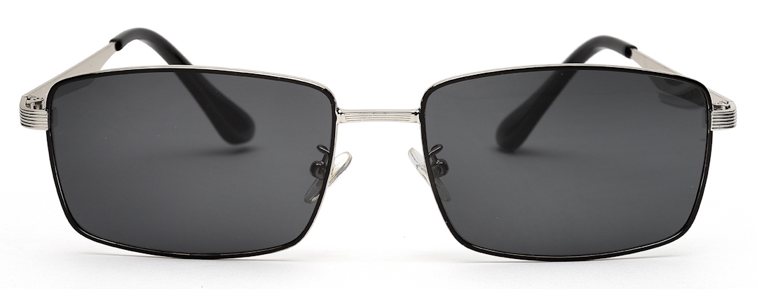 Royal Son Rectangle Fashion Brown Metal Sunglasses For Men Eyewear Polarized Uv Protection